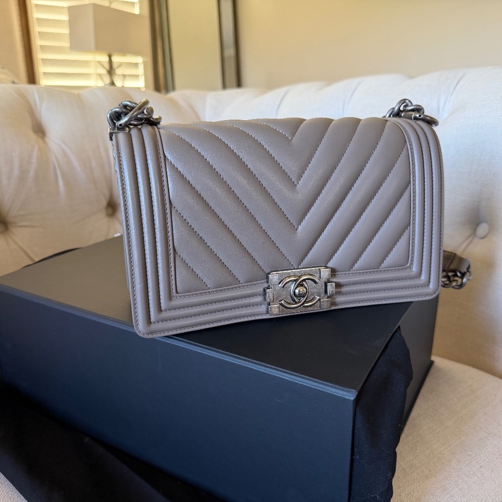 Chanel Boy pony-style calfskin crossbody bag